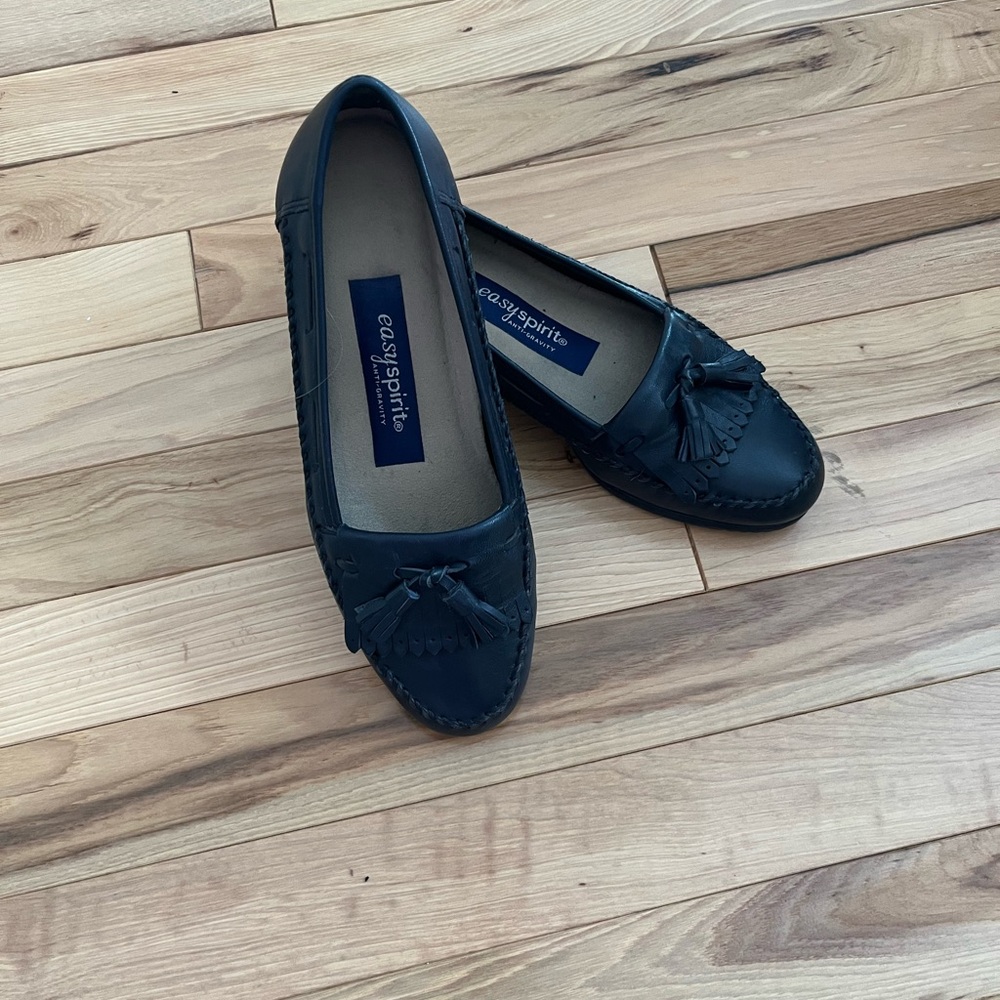 Navy Blue Easy Spirit Loafers